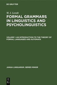 bokomslag An Introduction to the Theory of Formal Languages and Automata