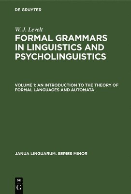 An Introduction to the Theory of Formal Languages and Automata 1