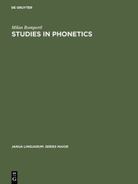 bokomslag Studies in Phonetics