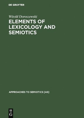 bokomslag Elements of Lexicology and Semiotics