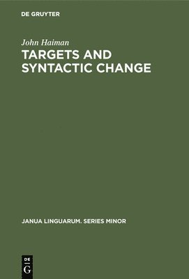 bokomslag Targets and Syntactic Change