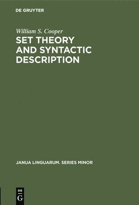 Set Theory and Syntactic Description 1