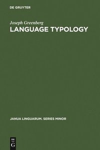 bokomslag Language Typology
