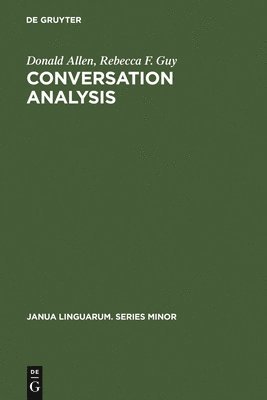 bokomslag Conversation Analysis