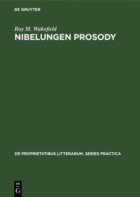 bokomslag Nibelungen Prosody