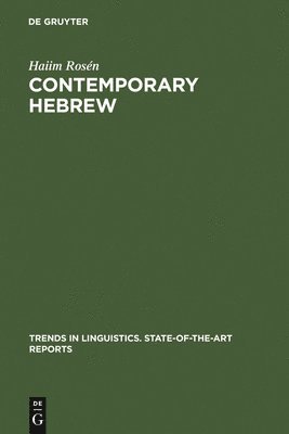 bokomslag Contemporary Hebrew