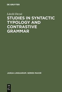 bokomslag Studies in Syntactic Typology and Contrastive Grammar