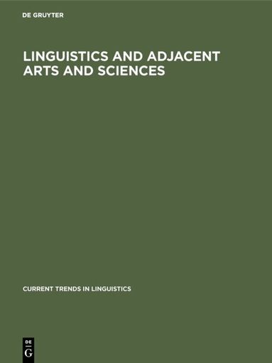 Linguistics and Adjacent Arts and Sciences, Inbunden
