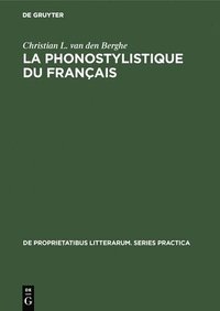 bokomslag La Phonostylistique Du Franais