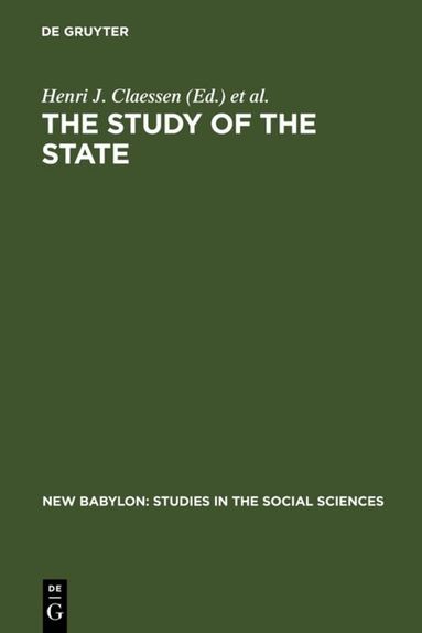 Henri J. Claessen, Peter Skalnik - Study of the State, Inbunden
