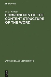 bokomslag Components of the Content Structure of the Word