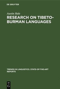 bokomslag Research on Tibeto-Burman Languages
