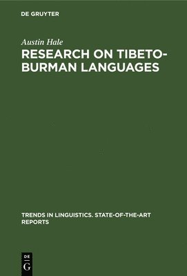 Research on Tibeto-Burman Languages 1