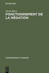 bokomslag Fonctionnement de La Negation