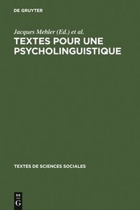 bokomslag Textes pour une psycholinguistique