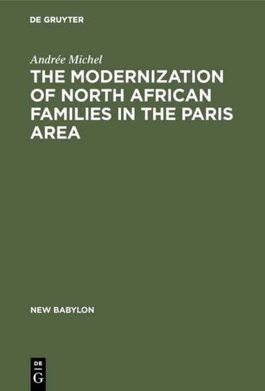 Andrée Michel - Modernization of North African Families in the Paris Area, Inbunden