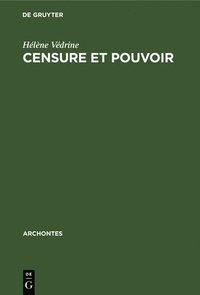 bokomslag Censure et Pouvoir