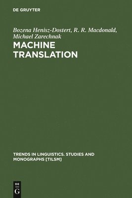 bokomslag Machine Translation