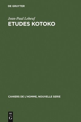 bokomslag Etudes kotoko