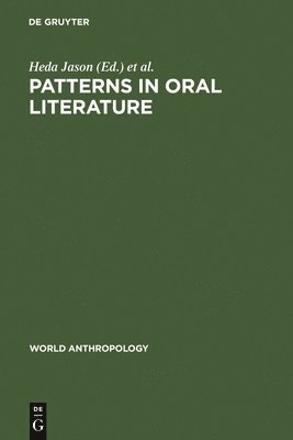 Patterns in Oral Literature 1