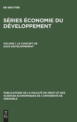 bokomslag concept de sous-développement