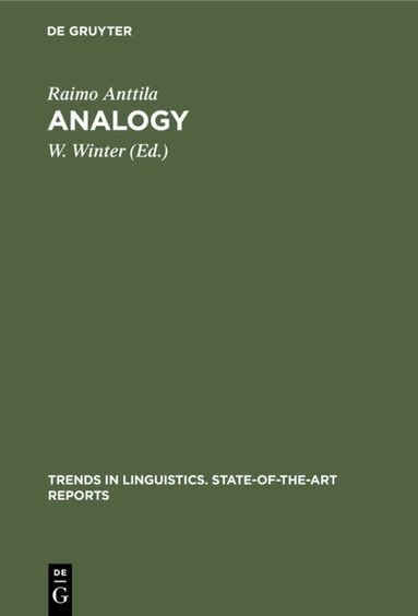Raimo Anttila, W. Winter - Analogy, Inbunden