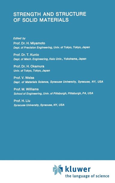 bokomslag Strength and Structure of Solid Materials