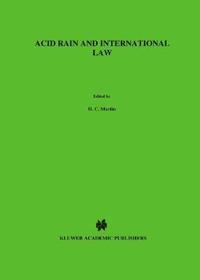bokomslag Lier acid rain and int. law