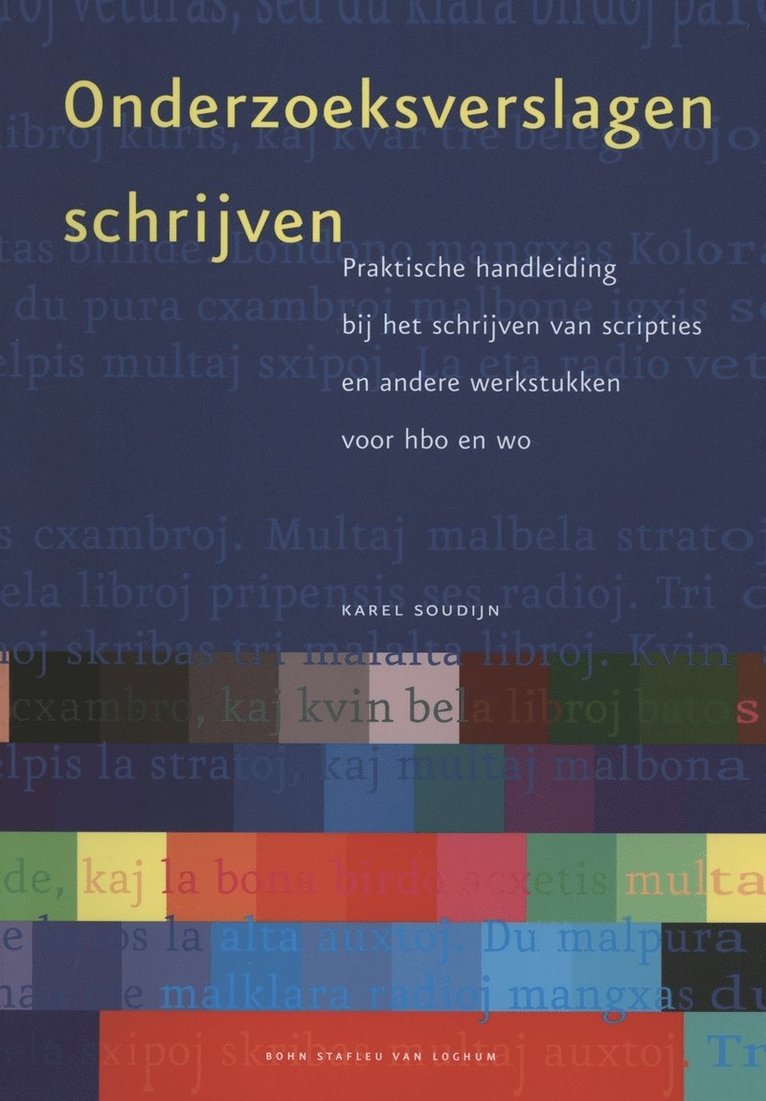 Onderzoeksverslagen Schrijven 1