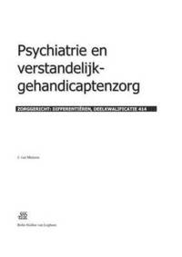 bokomslag Psychiatrie En Verstandelijk-Gehandicaptenzorg