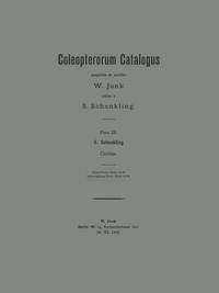 bokomslag Coleopterorum Catalogus