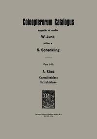 bokomslag Coleopterorum Catalogus