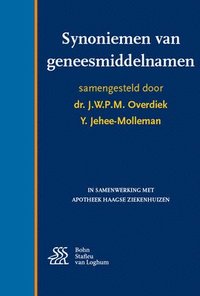 bokomslag Synoniemen Van Geneesmiddelnamen