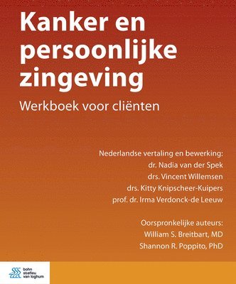 bokomslag Kanker en persoonlijke zingeving