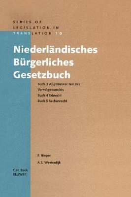 bokomslag Niederlandisches Burgerliches Gesetzbuch Buch 3 Allgemeiner Teil des
