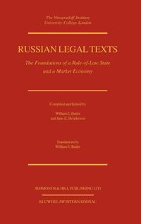 bokomslag Russian Legal Texts