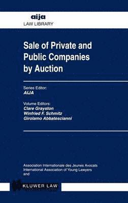 Sale Of Private and Public Companies By Auction 1