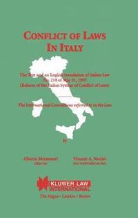 bokomslag Conflict of Laws in Italy