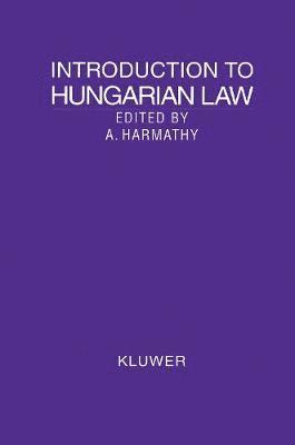 bokomslag Introduction to Hungarian Law
