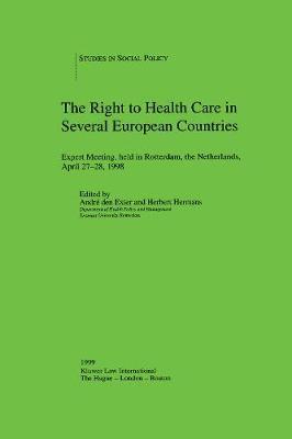bokomslag Right to Health Care in Several European Countries