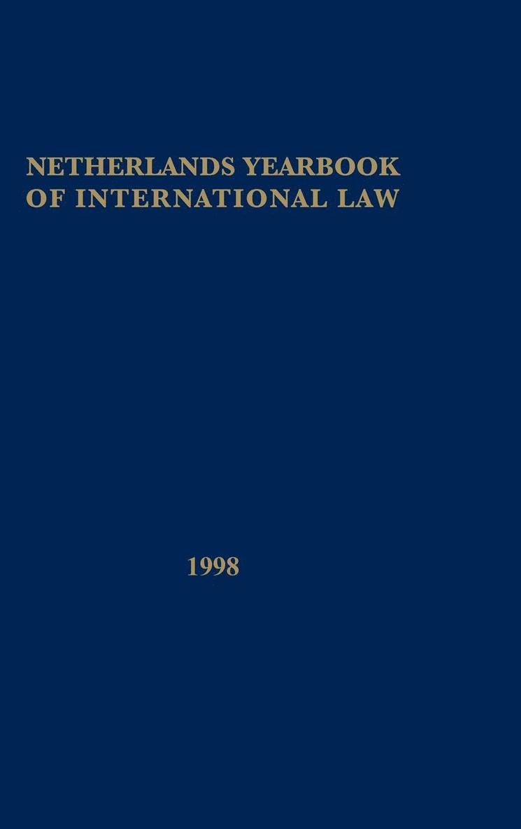 Netherlands Yearbook of International Law, Vol XXIX 1998