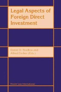 bokomslag Legal Aspects of Foreign Direct Investment