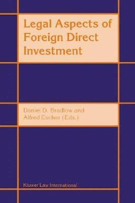 bokomslag Legal Aspects of Foreign Direct Investment