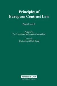 bokomslag The Principles of European Contract Law