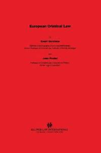 bokomslag European Criminal Law