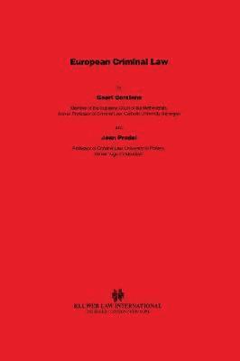 bokomslag European Criminal Law