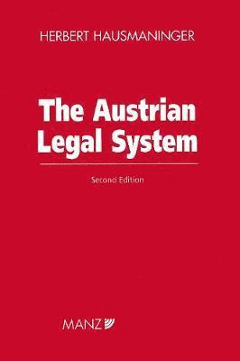 bokomslag Austrian Legal System