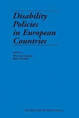 bokomslag Disability Policies in European Countries