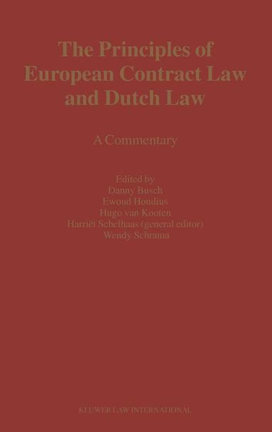 bokomslag The Principles of European Contract Law and Dutch Law