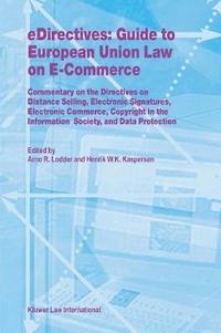 bokomslag eDirectives: Guide to European Union Law on E-Commerce